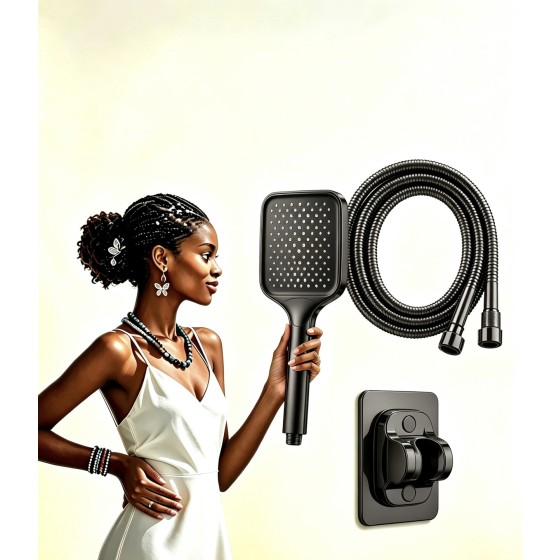 H24R gray shower handle set,stock